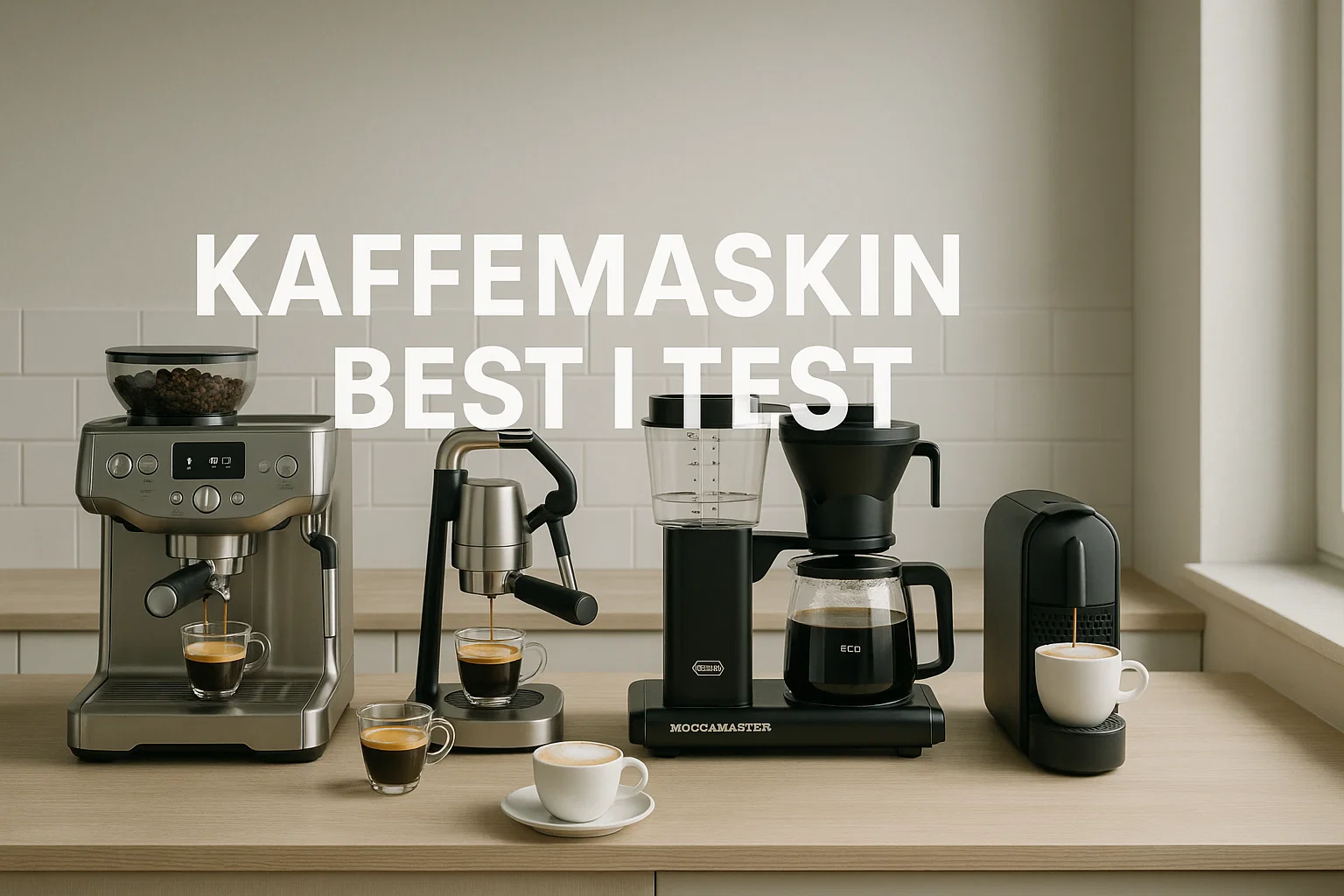 Kaffemaskin best i test 2025 – våre testvinnere