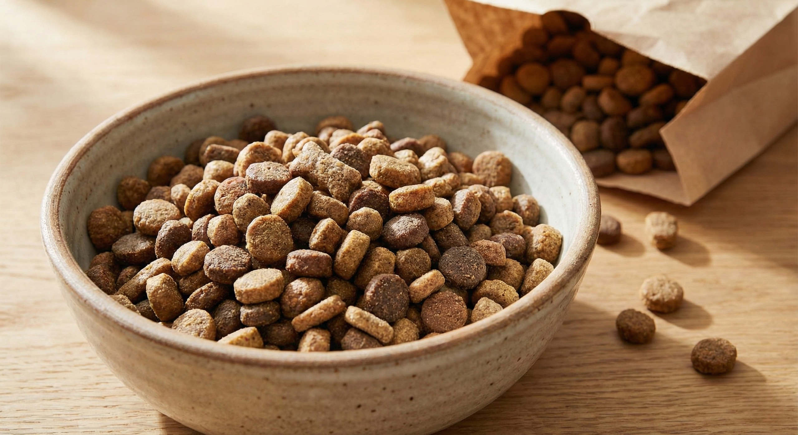 En bolle med tørrfor