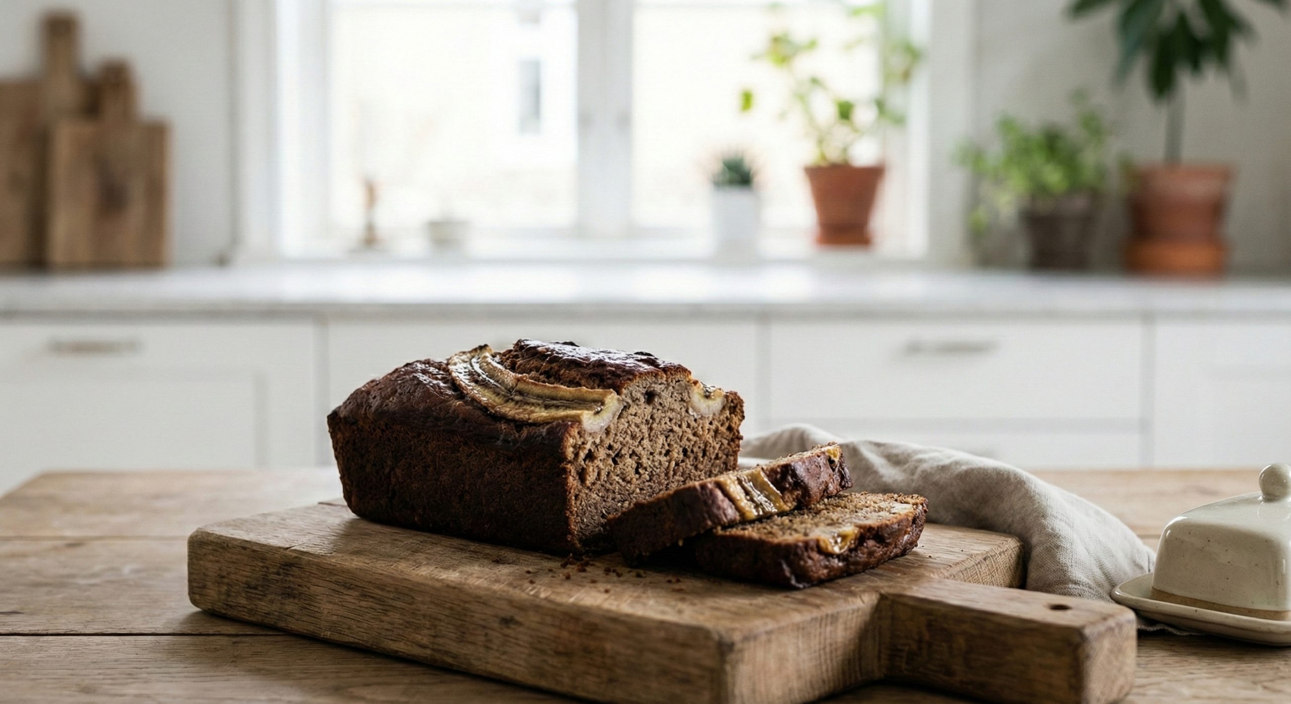 Et ferdig bananbrød