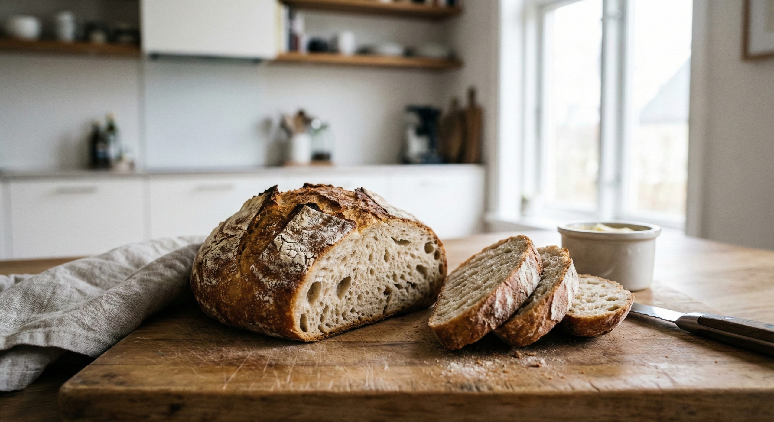 Ferdigbakt eltefritt grytebrød