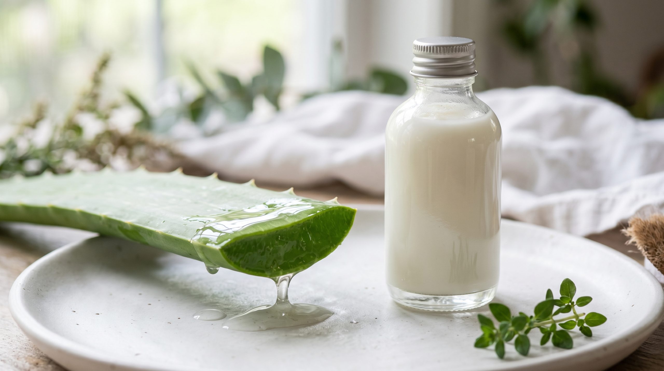 Aloe vera til bruk ved barbering