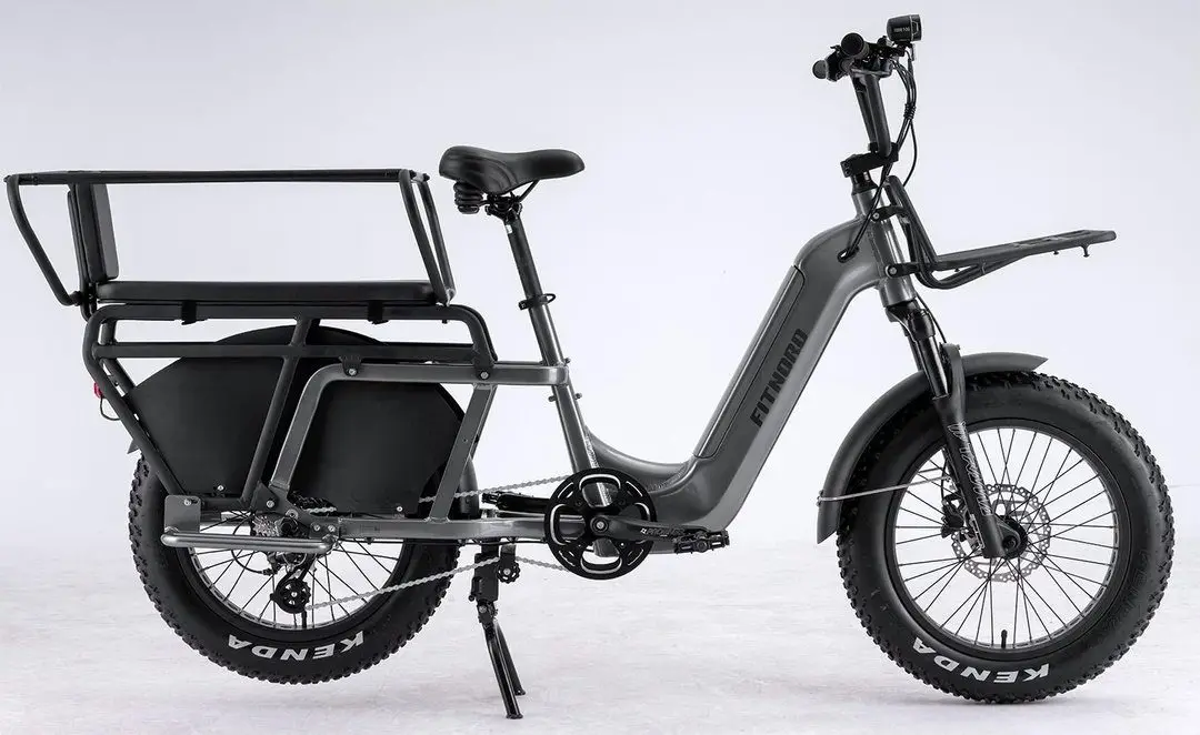 FitNord Cargo 350 Test: Kraftig elsykkel for barnefamilier