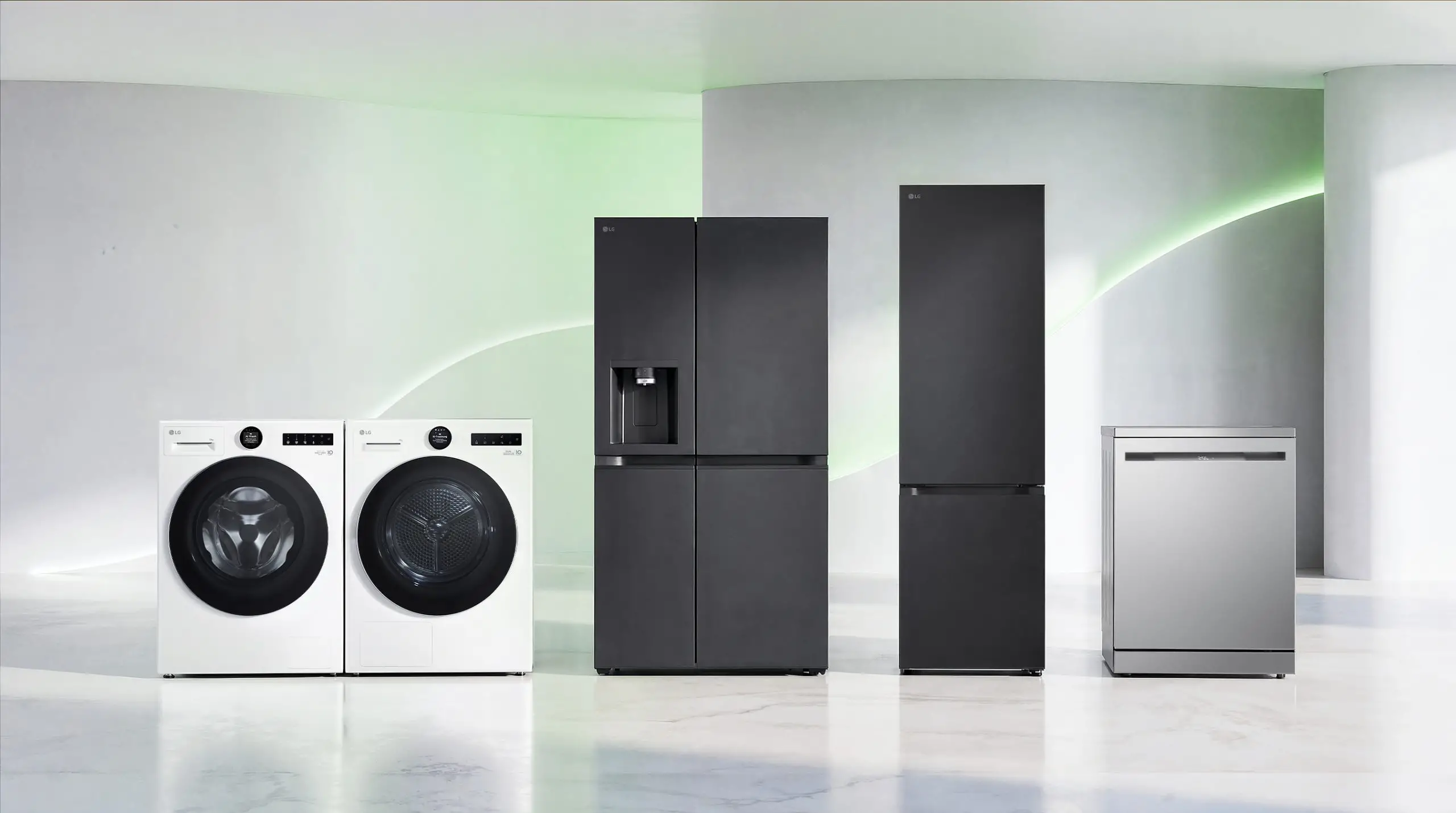 LG gjør energisparing til standard på rimeligere hvitevarer